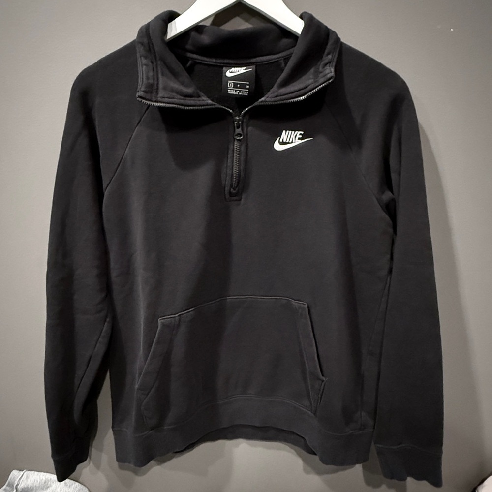 Nike Black Half-Zip Sweatshirt